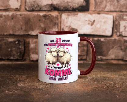 31 Jahre Verheiratet | ein Team Ehepaar Geschenk Humor Geschenkidee lustiger