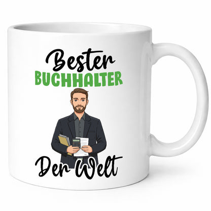 Bester Buchhalter | Buchhaltung Humor v2 Geschenkidee Tasse
