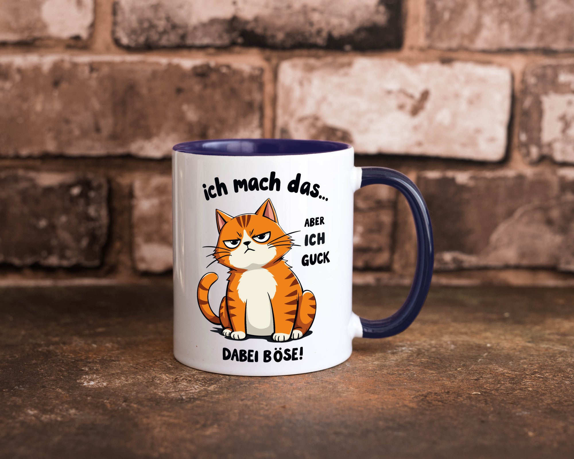Ich guck dabei Böse | Katze Ironie Geschenk Tierliebhaber Humor lustiger Spruch