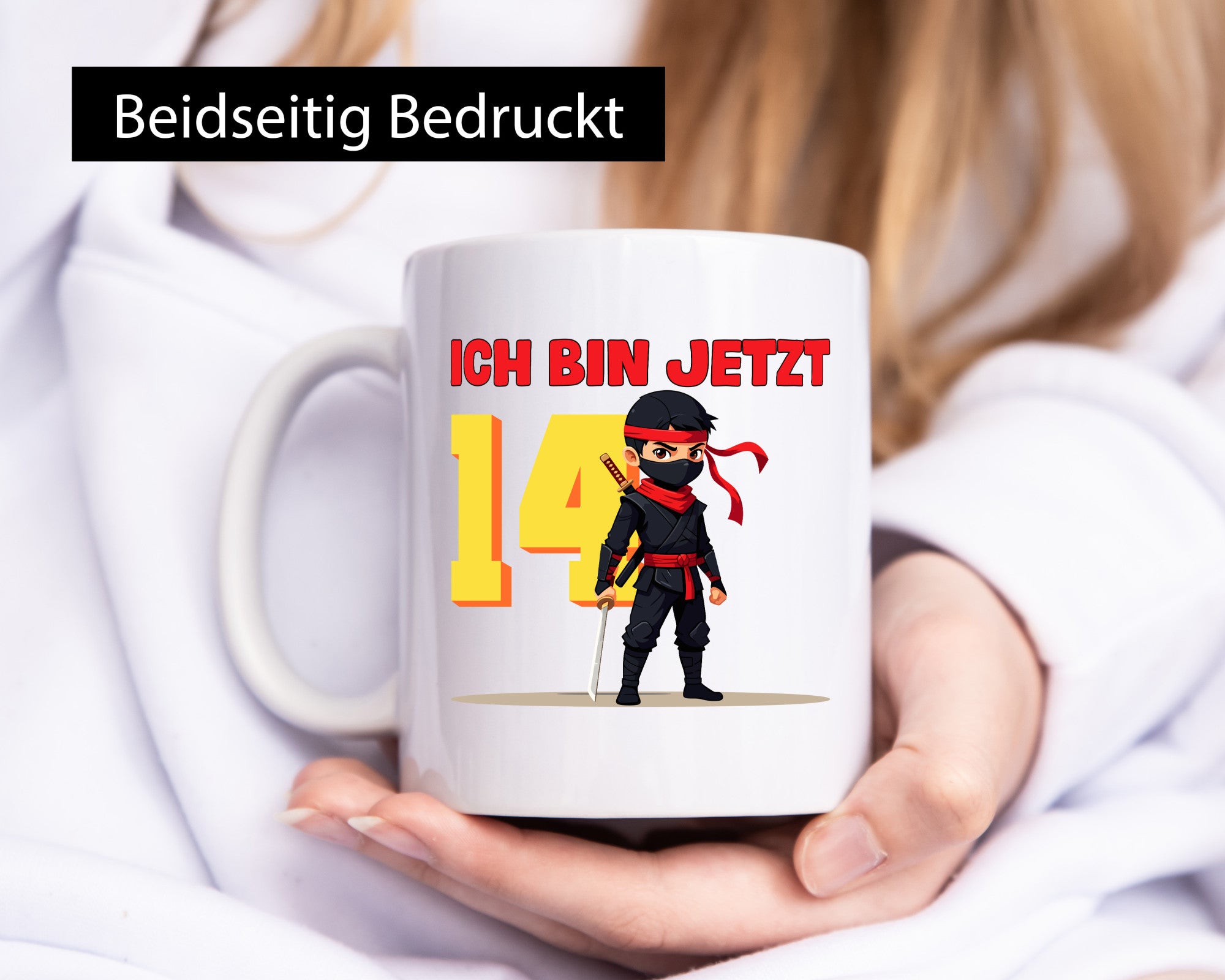 14. Geburtstag | 14 Jahre Ninja Kinder lustiger Spruch Geschenk Geschenkidee