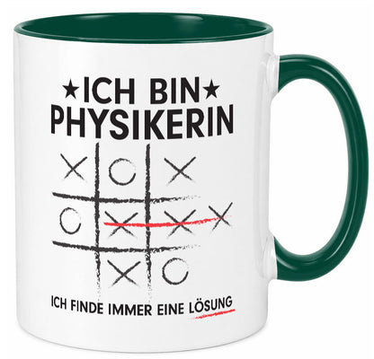 Löse Probleme: Physikerin | Physik Humor Geschenkidee Tasse
