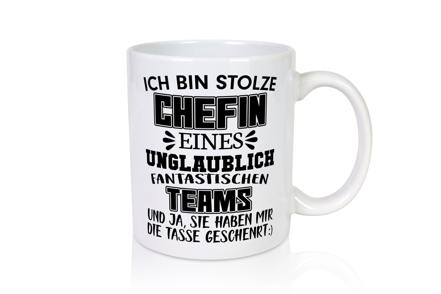 Ich bin stolze Chefin Humor Arbeit Kollegen Büro Geschenkidee Tasse