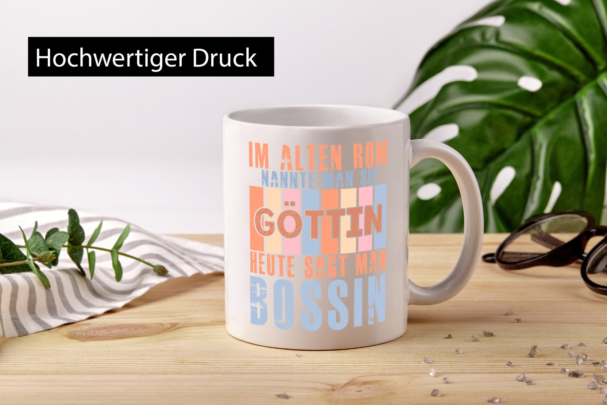 Heute sagt man: Bossin | Führungskraft Vorgesetzte Geschenkidee Humor Tasse