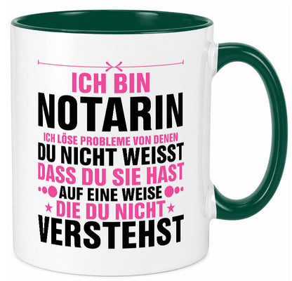 Löse Probleme: Notarin | Juristin v2 lustiger Spruch Geschenk Humor