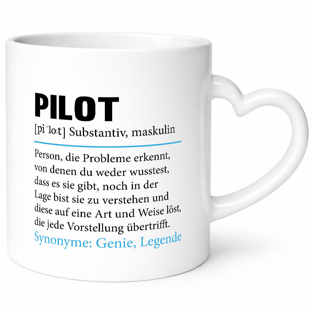 Pilot | Flugzeug Beruf Spruch Definition Piloten Geschenkidee Arbeit Kollegen