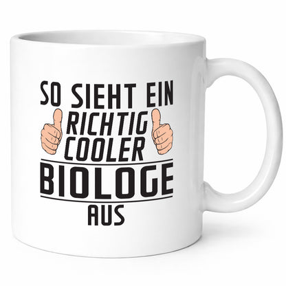 Richtig Cooler Biologe | Biologie Naturforscher Humor Geschenkidee Tasse