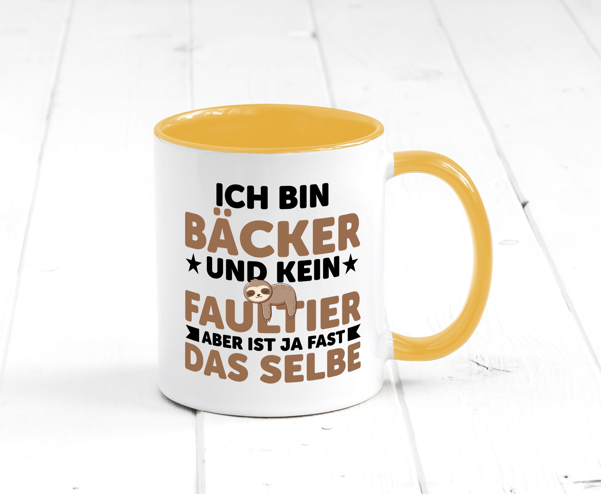 Ich bin kein Faultier: Bäcker | Bäckerei Backen Konditor Humor Tierliebhaber