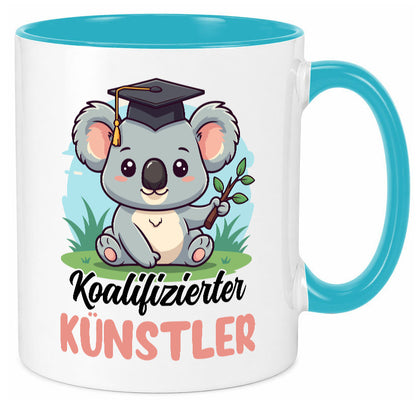 Koalifizierter Künstler | Kunst Humor Geschenkidee Tasse