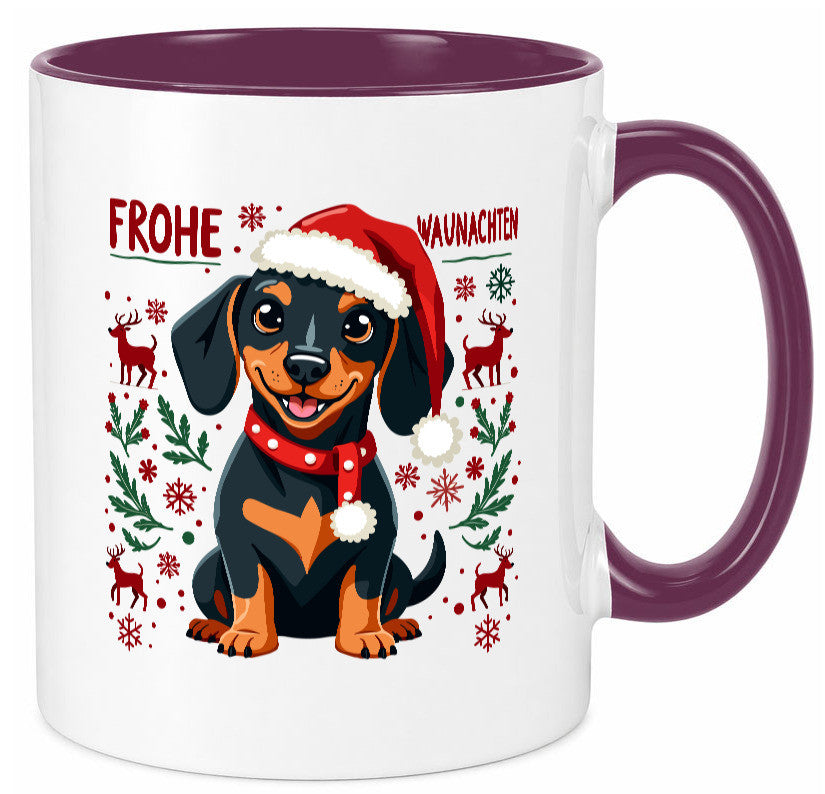 Frohe Waunachten | Ugly Christmas Weihnachtshund v2 Humor Tierliebhaber