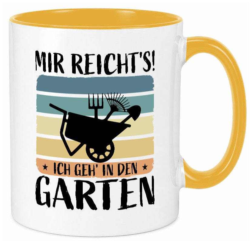 Mir Reichts ich geh in den Garten | Gärtner Geschenk Humor Geschenkidee Tasse