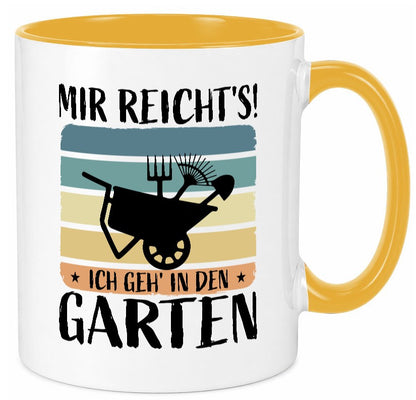 Mir Reichts ich geh in den Garten | Gärtner Geschenk Humor Geschenkidee Tasse