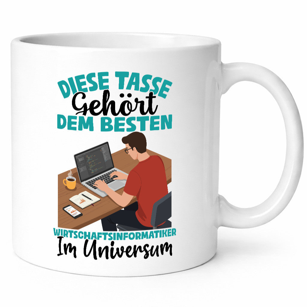 Im Universum: Wirtschaftsinformatiker | Informatik Humor Geschenkidee Tasse
