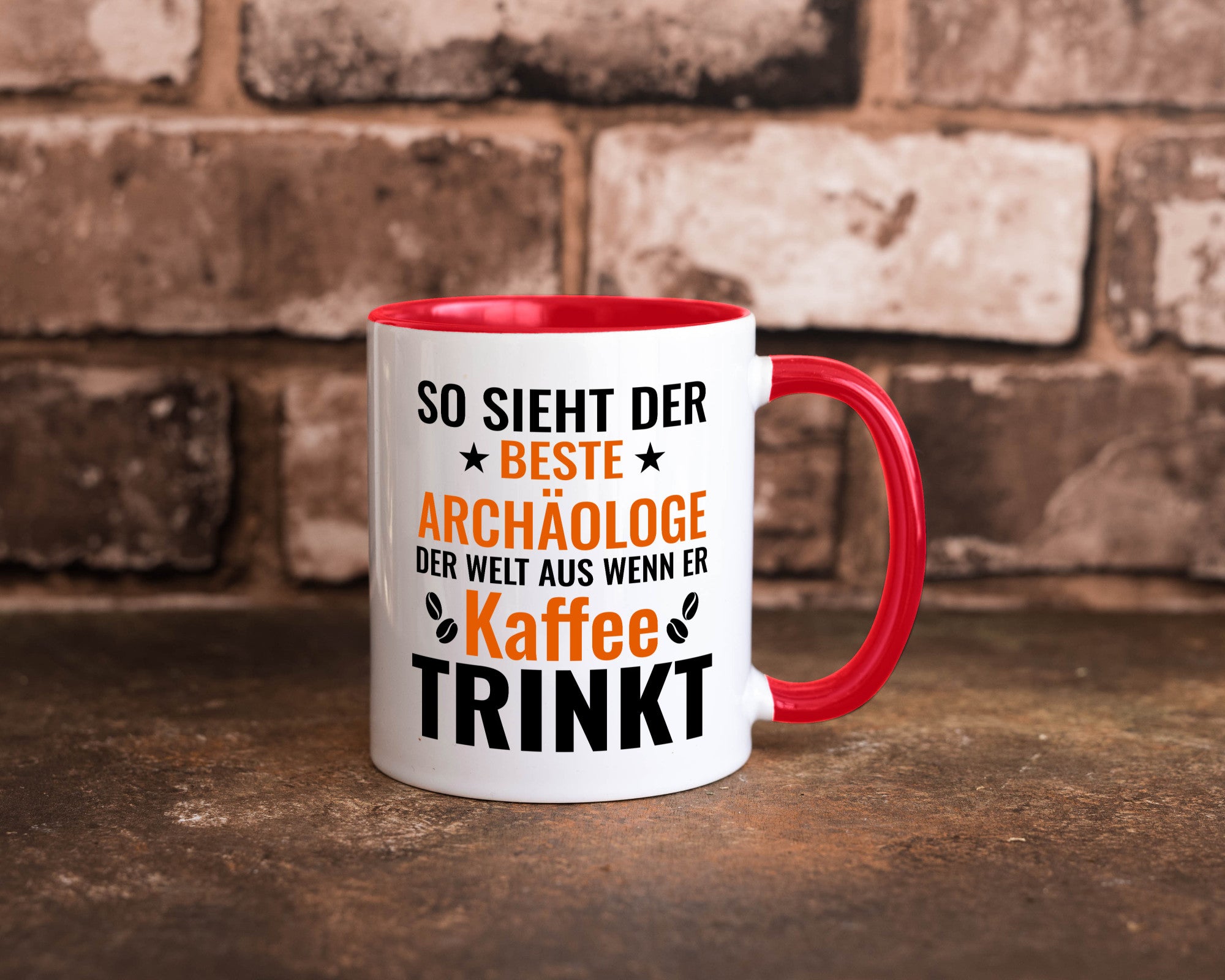 Kaffee trinkt: Archäologe | Archäologie Forscher lustig Humor Geschenkidee