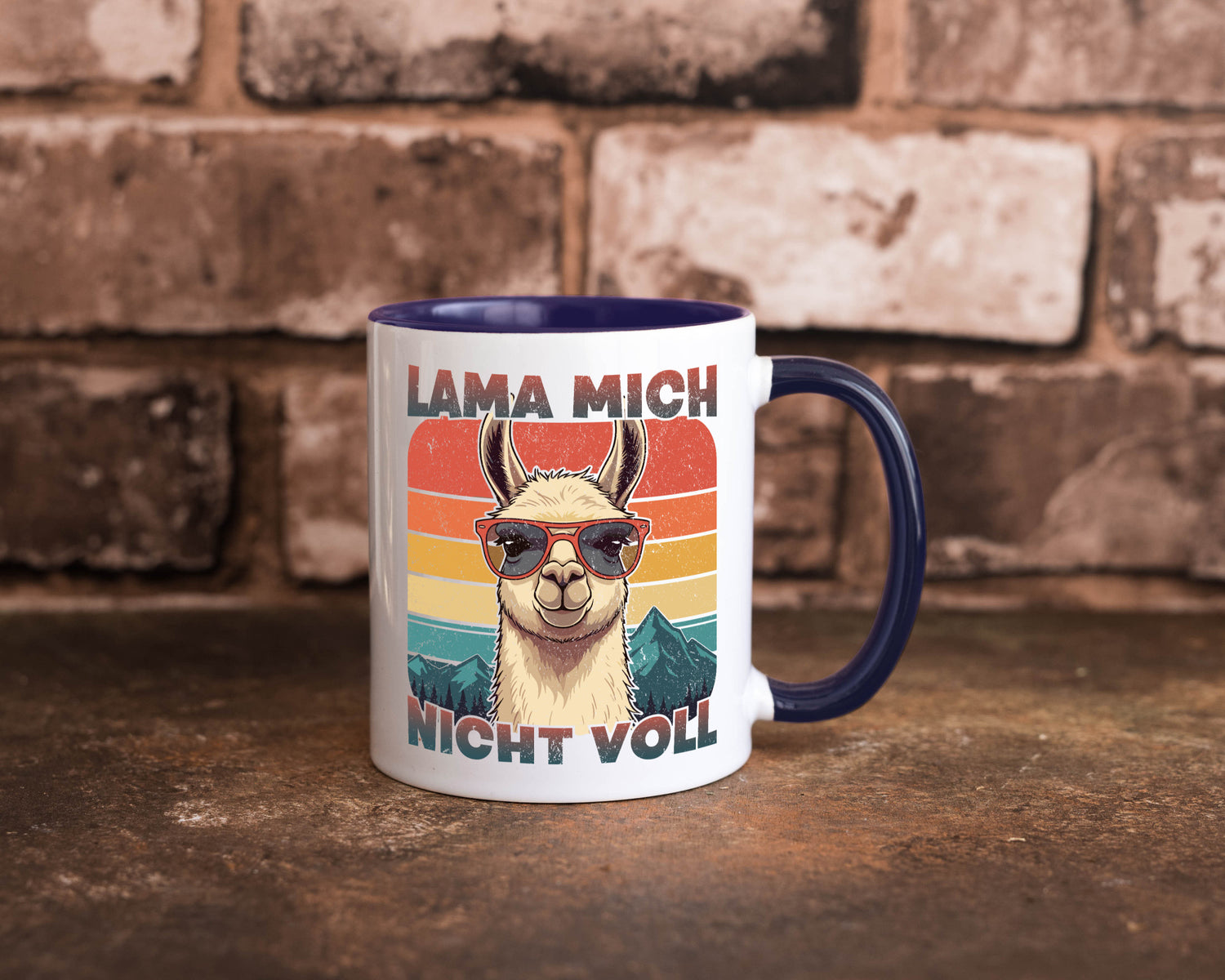 Lama mich nicht voll | Alpaka Kamel Retro lustig Humor Geschenkidee Geschenk