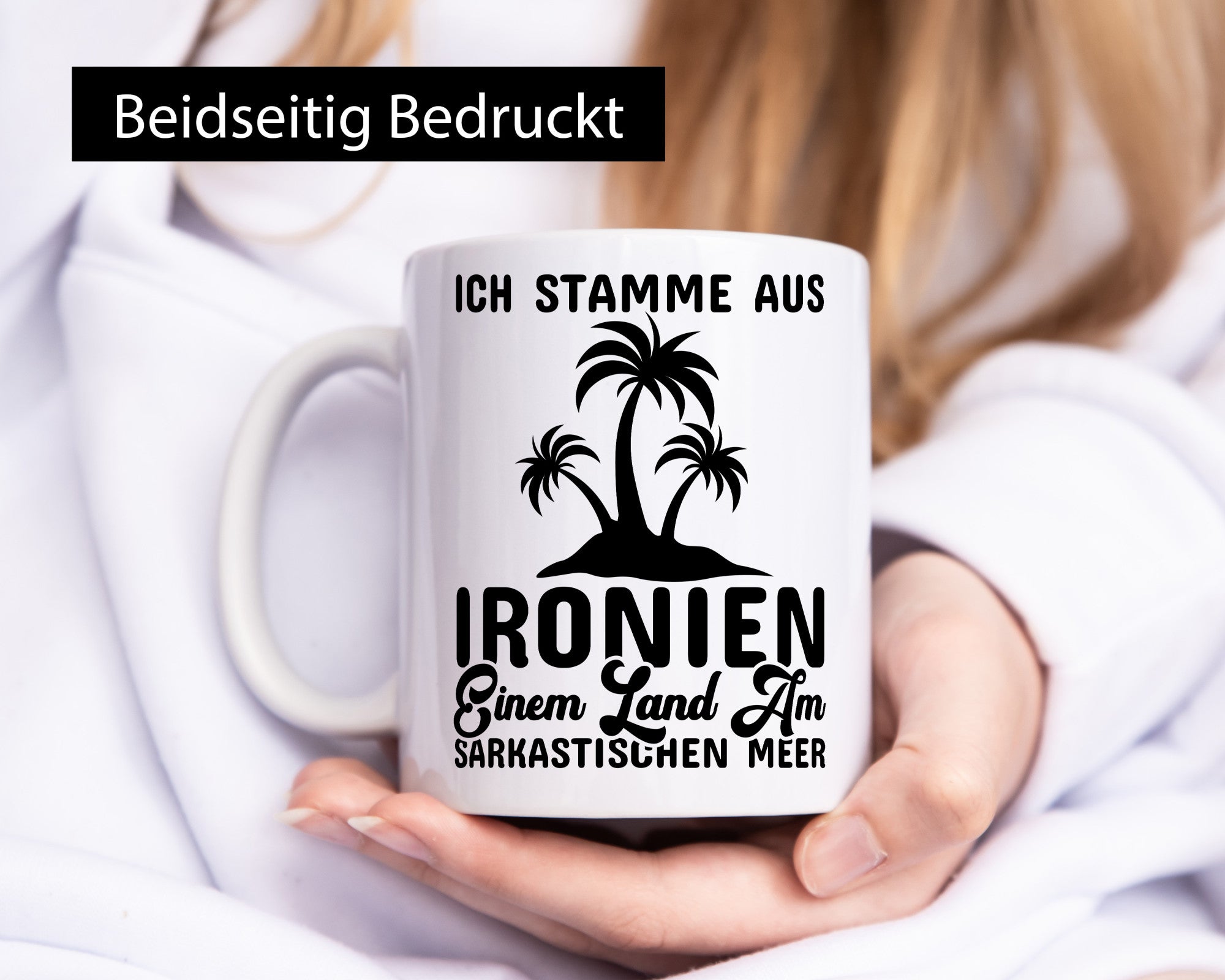Ich stamme aus Ironien lustig Humor Geschenkidee Geschenk Tasse