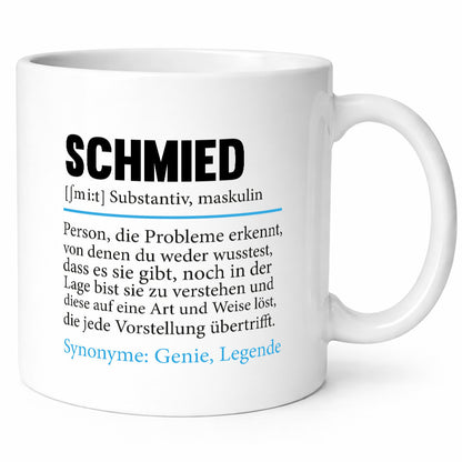 Schmied | Spruch Beruf schmieden lustig v2 Geschenk Arbeit Kollegen Büro