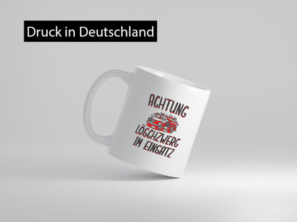 Achtung Löschzwerg im Einsatz | Feuerwehr Feuerwehrkind Geschenk Humor