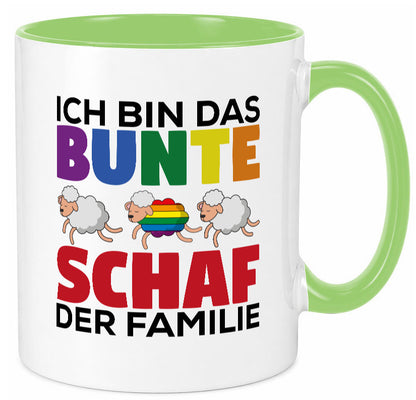 LGBTQ+ Tasse | Buntes Schaf Regenbogen Humor Geschenkidee