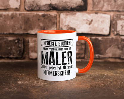 Neuste Studien: Maler | Malerei lustig Humor Geschenkidee Geschenk Tasse
