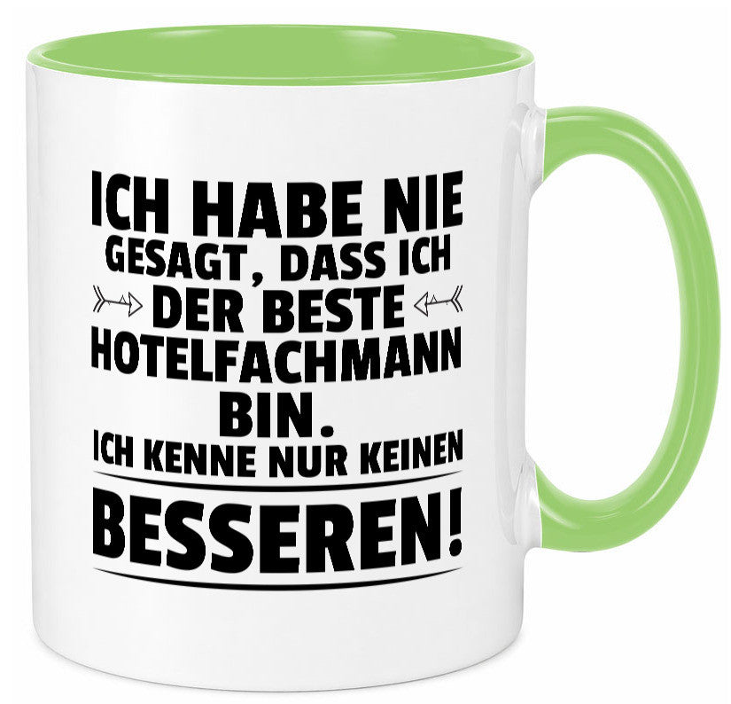 Der Beste Hotelfachmann |Hotel lustiger Spruch Geschenk Humor Geschenkidee Tasse