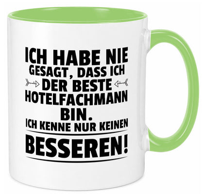 Der Beste Hotelfachmann |Hotel lustiger Spruch Geschenk Humor Geschenkidee Tasse