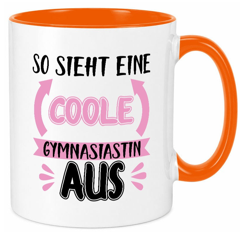 Coole Gymnasiastin | Mädchen Tasse Schülerin lustig Humor Geschenkidee Geschenk