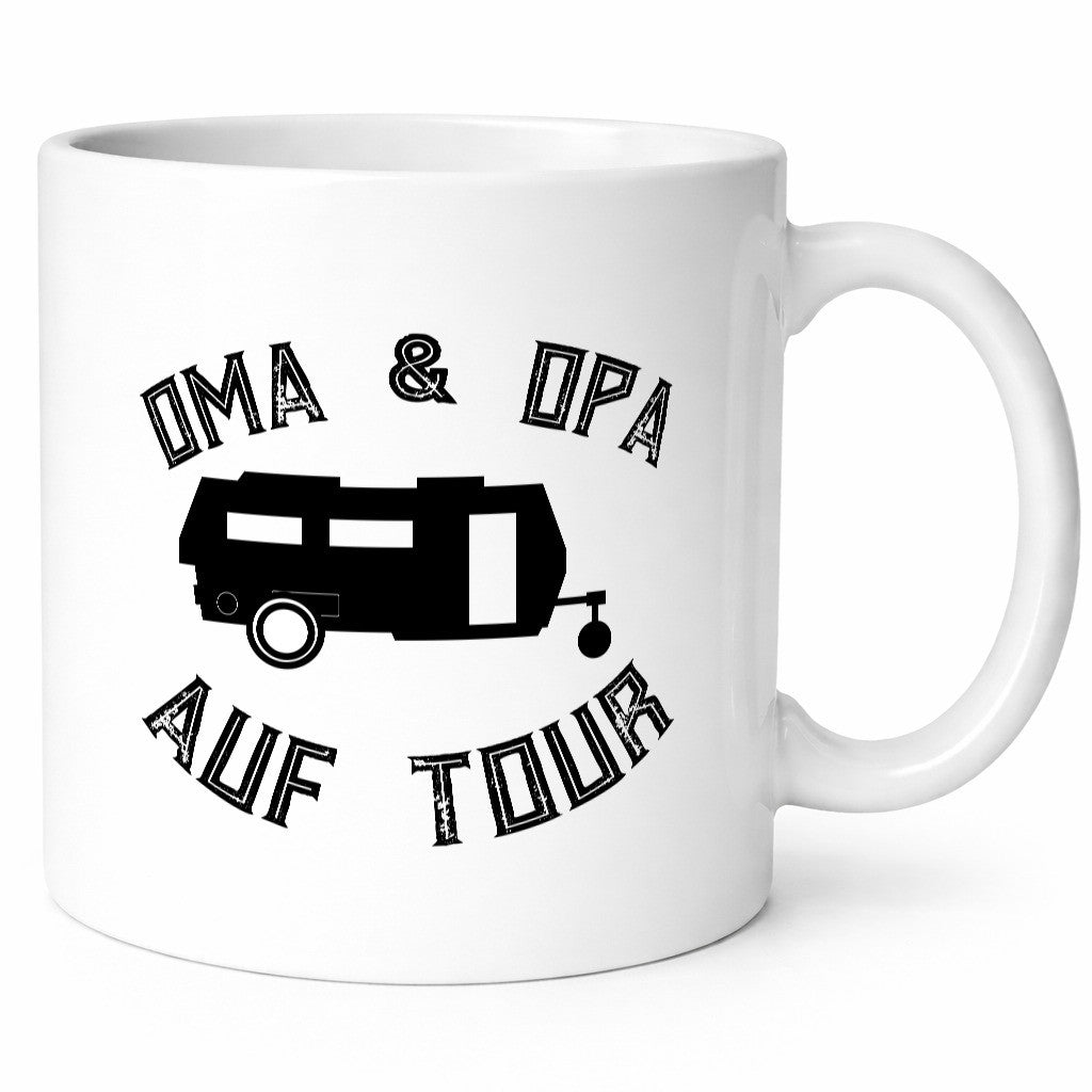 Oma &amp; Opa auf Tour | Großeltern| Reisen lustiger Spruch Geschenk Familie