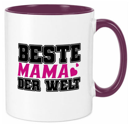 Beste Mama Geschenk Familie Geschenkidee lustiger Spruch Tasse