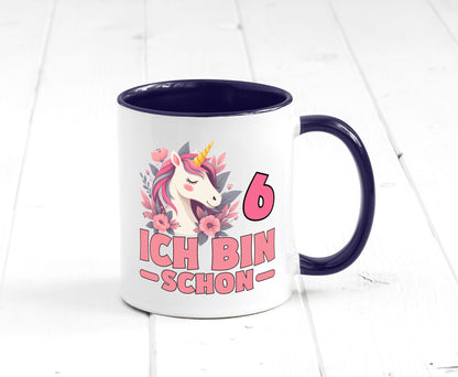 6. Geburtstag | 6 Jahre Einhorn bin schon Mädchen Geschenk Geschenkidee