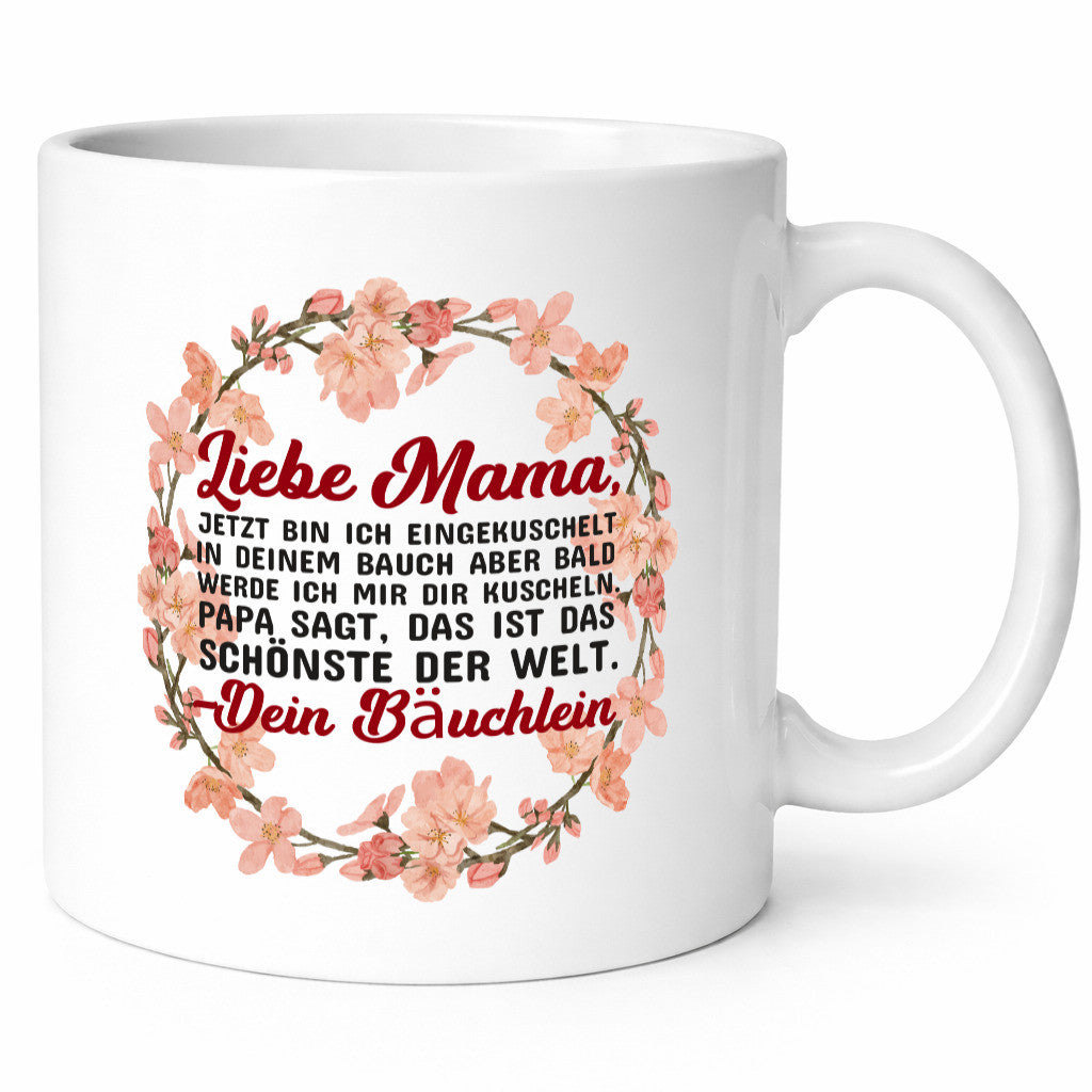 Liebe Mama | Schwangerschaft Tasse Baby süß Humor Familie Geschenkidee