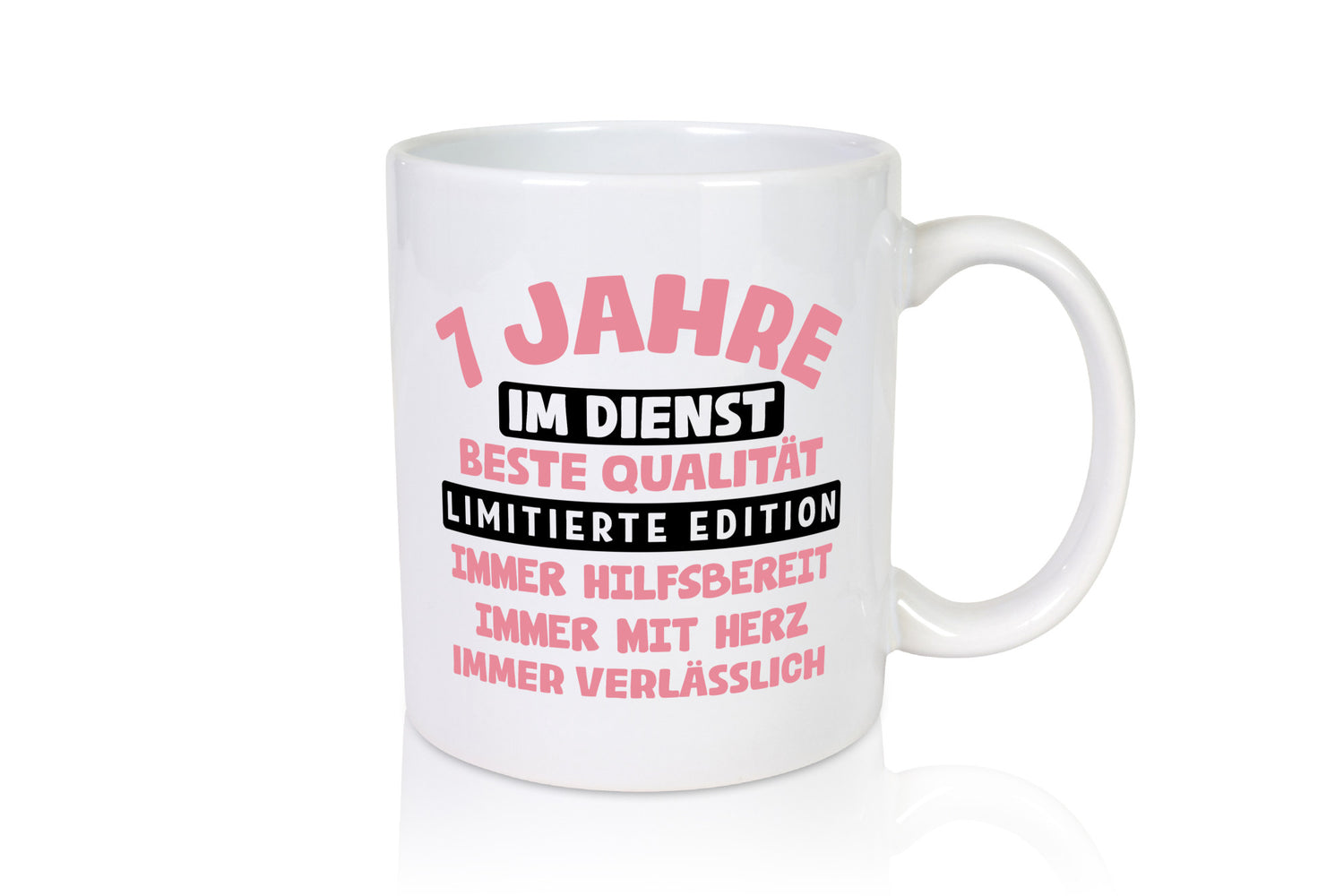 7 Jahre im Dienst | Jubiläum Arbeit v11 lustiger Spruch Geschenk Kollegen Büro