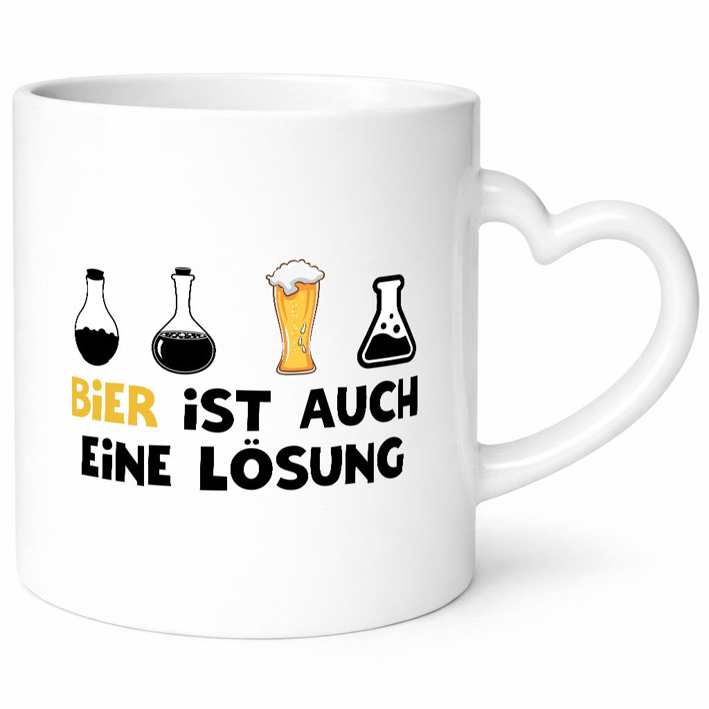 Bier ist auch eine Lösung | Bierliebhaber Biertrinker Geschenk Humor