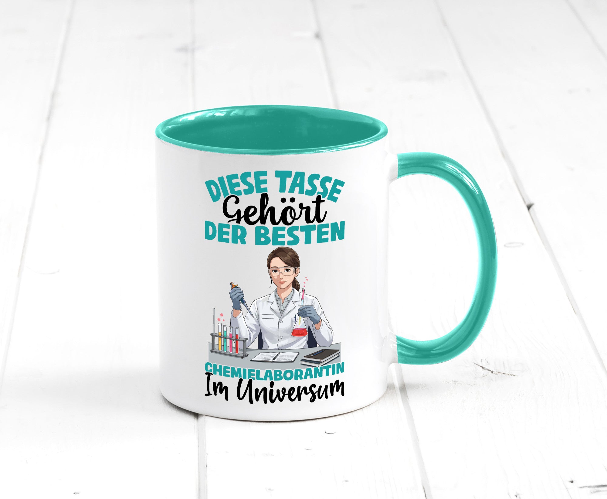 Im Universum: Chemielaborantin | Laborantin Chemie lustiger Spruch Geschenk