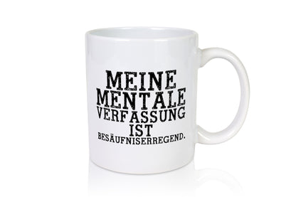 Mentale Verfassung | Party Trinken Alkohol Therapie Geschenk Humor Geschenkidee