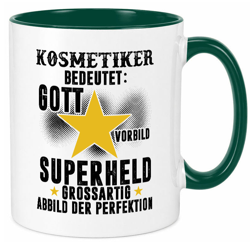 Bedeutung von Kosmetiker | Kosmetik Stylist Visagist Geschenkidee Humor Tasse