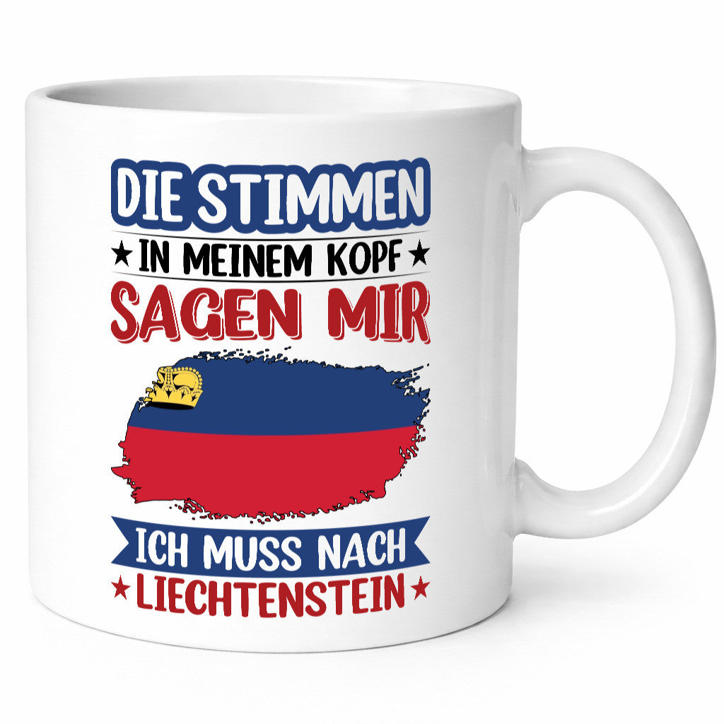 Liechtenstein | Urlaub Stimmen in meinem Kopf Traumland Geschenk Humor