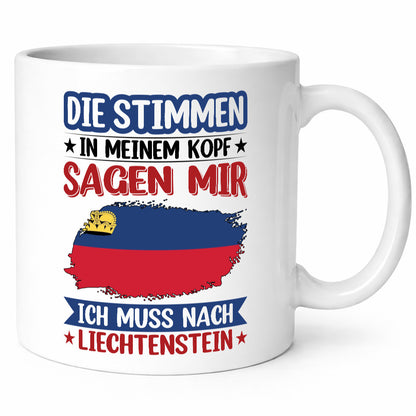 Liechtenstein | Urlaub Stimmen in meinem Kopf Traumland Geschenk Humor