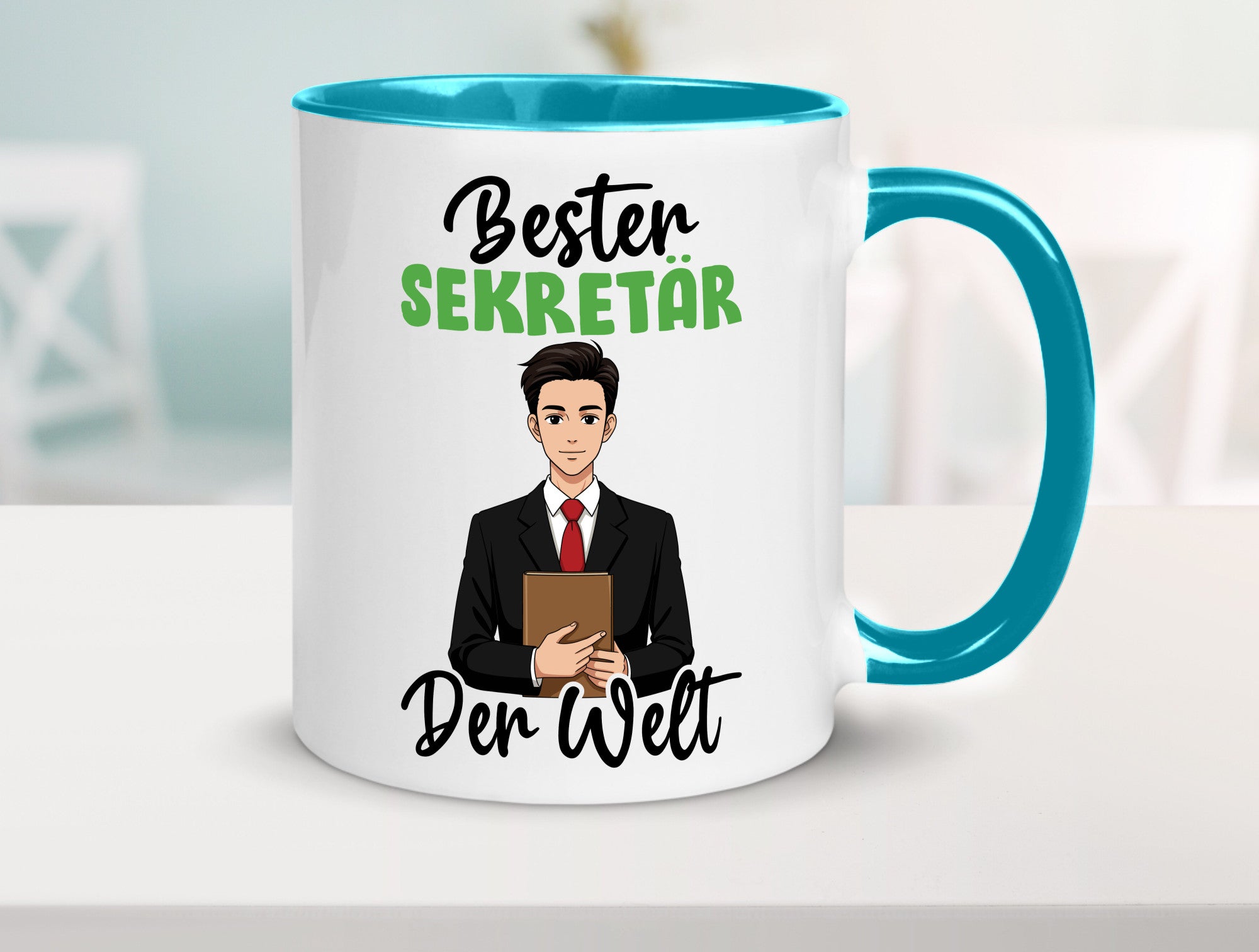 Bester Sekretär | Büro v2 lustiger Spruch Geschenk Arbeit Kollegen Tasse