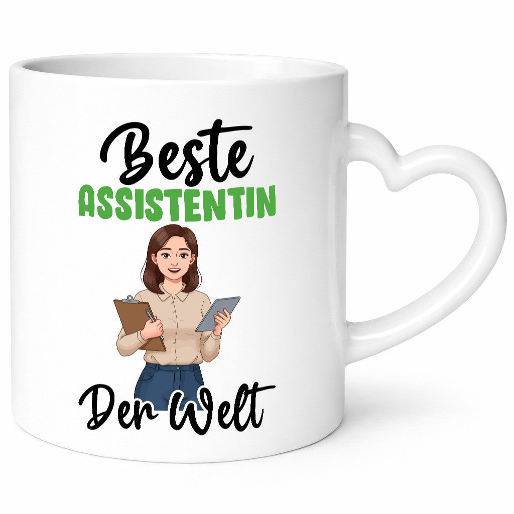 Beste Assistentin | Assistenz Hilfskraft v2 Geschenkidee Humor Tasse