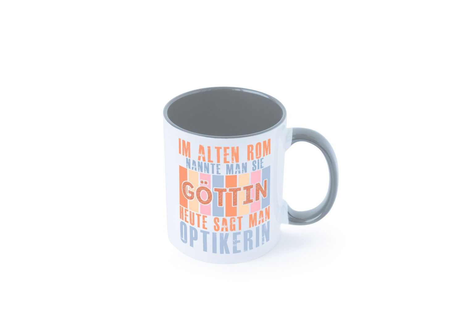 Heute sagt man: Optikerin | Augenoptik lustig Humor Geschenkidee Geschenk Tasse