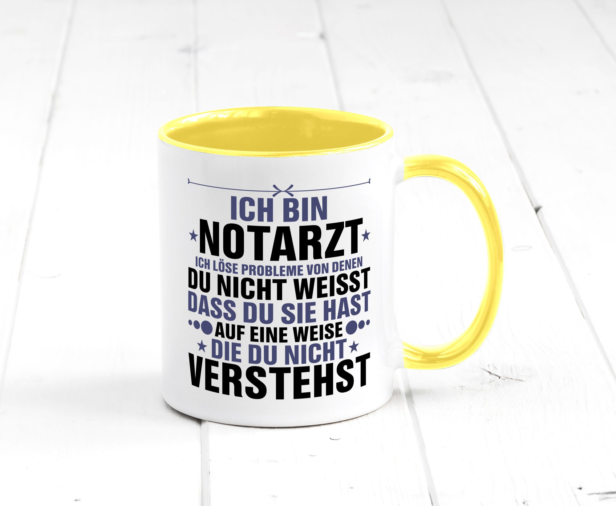 Löse Probleme: Notarzt | Arzt v2 Geschenkidee Humor Tasse
