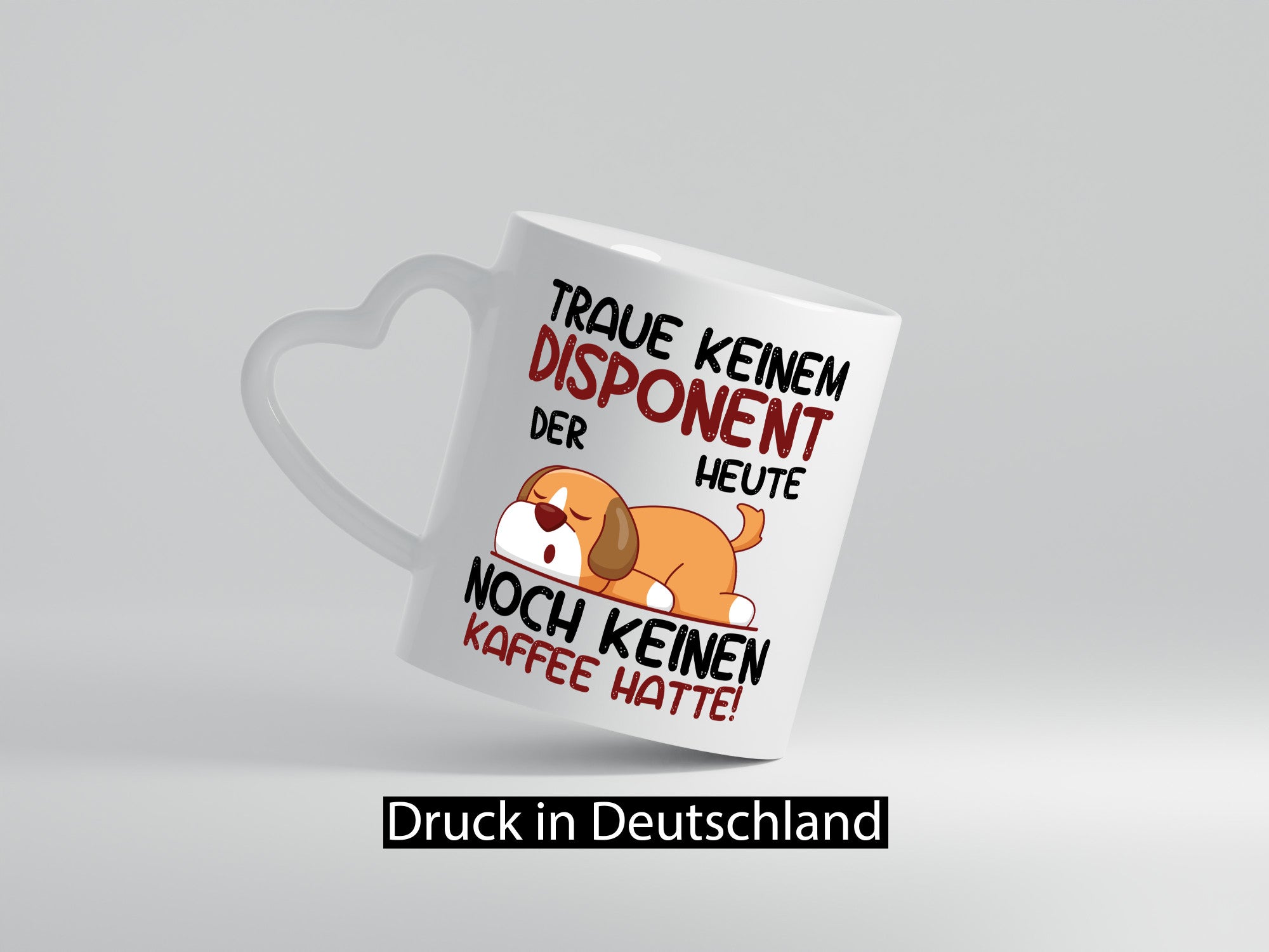 Traue keinem Disponenten | Geschenkidee mit Humor Tasse