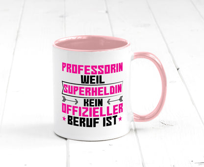 Superheldin Professorin | Uni Universität Geschenk Humor Geschenkidee lustiger