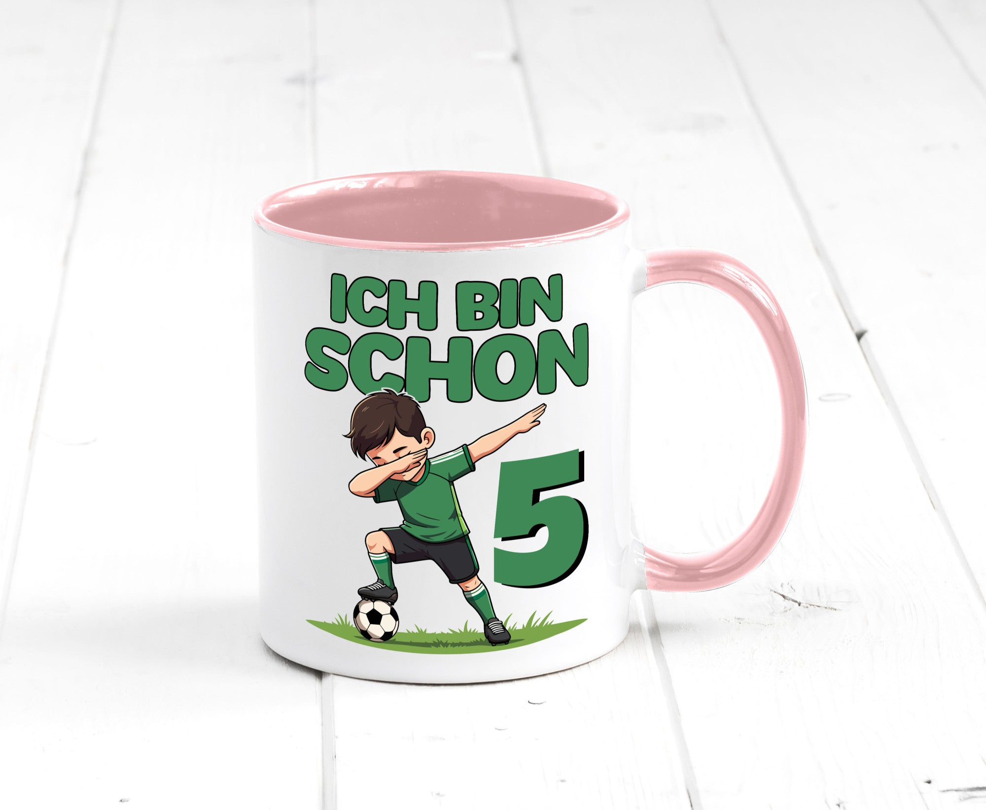 5. Geburtstag | 5 Jahre Fußballer lustiger Spruch Geschenk Geschenkidee Tasse