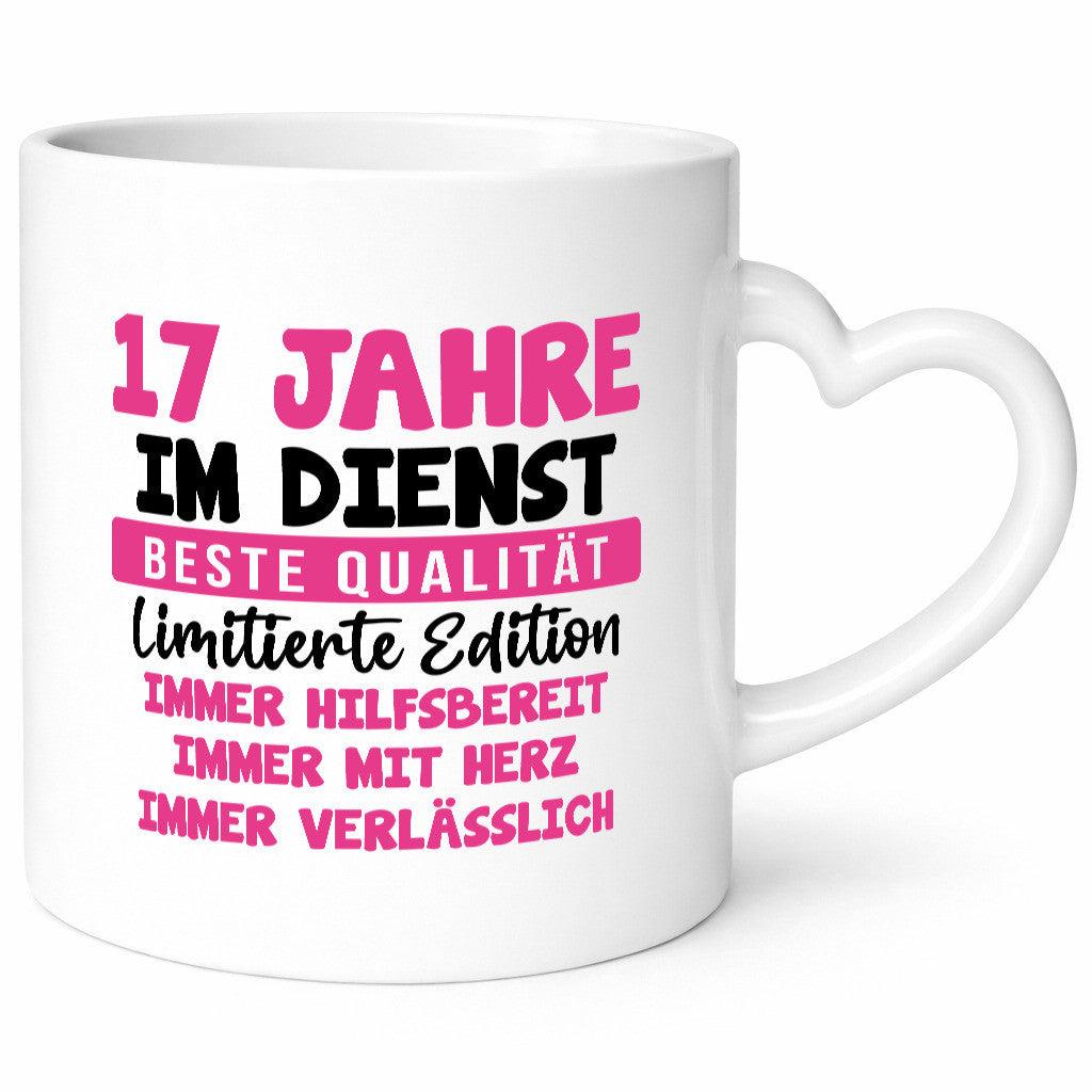 17 Jahre im Dienst | Jubiläum Arbeit v10 lustiger Spruch Geschenk Kollegen Büro