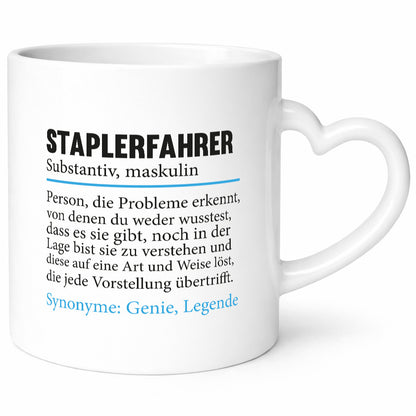 Staplerfahrer | Gabelstapler Fahrer Spruch Beruf Geschenk Arbeit Kollegen Büro