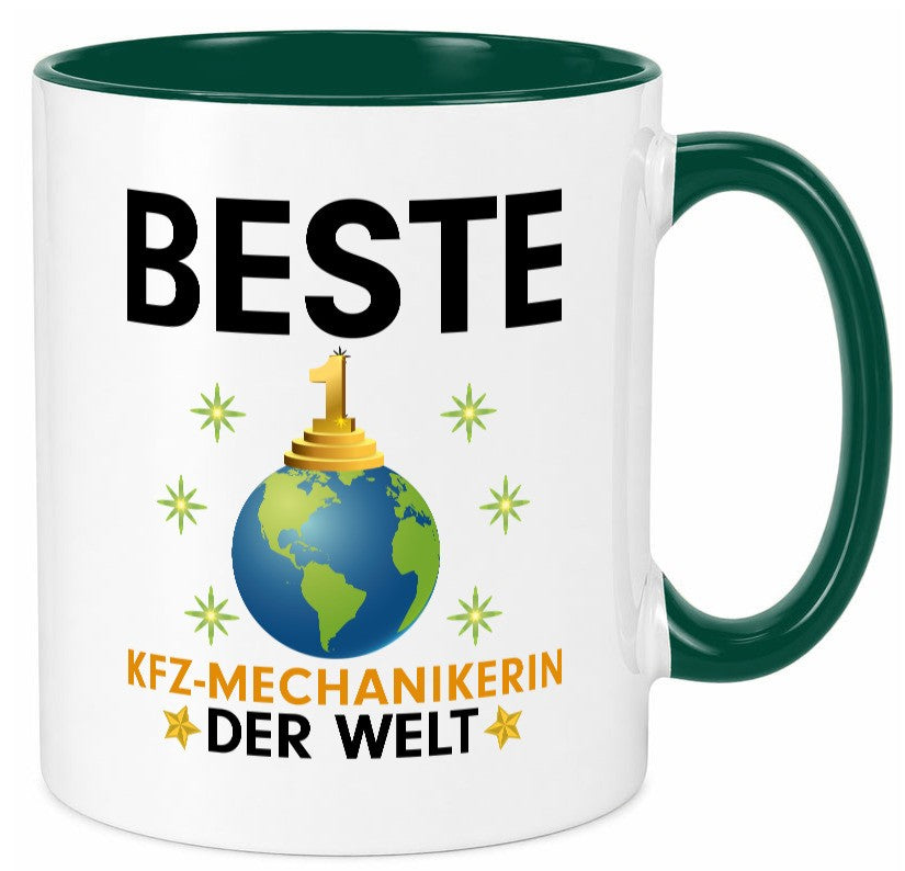 Welt Beste KFZ-Mechanikerin | Mechaniker KFZ Geschenk Humor Geschenkidee Tasse