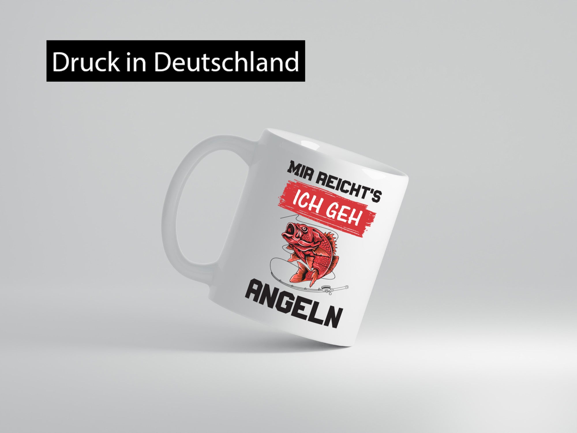 Ich geh angeln | Angler Tasse Fisch Fischer Humor lustig Geschenkidee Geschenk