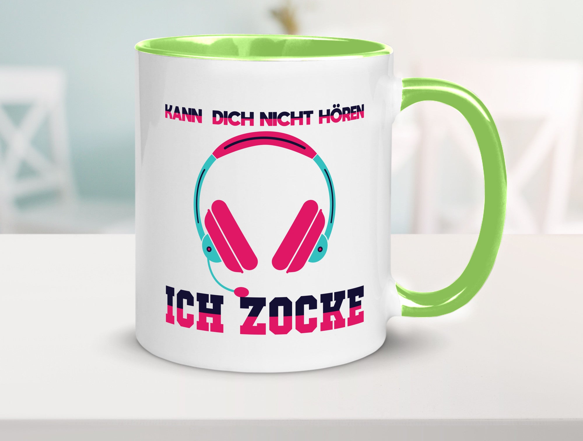 Kann dich nicht hören ich Zocke | Gamer Zocken Zocker Geschenkidee Humor Tasse