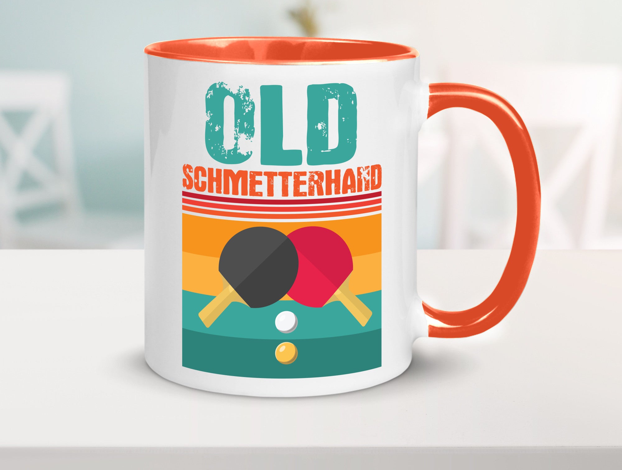Tischtennis Tasse Humor Geschenkidee